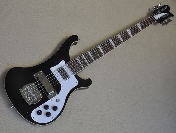 5 string electric bass guitar with white pickguard,chrome hardware,can be customized 
5 string electric bass guitar with white pickguard,chrome hardware,can be customized