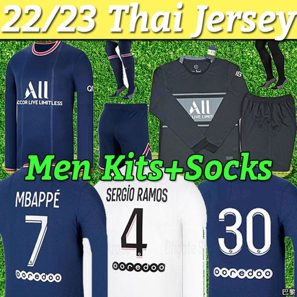 psgs long sleeve soccer jerseys player 30 mbappe hakimi sergio ramos wijnaldum 21 22 23 maillots football shirt 2022 2023 men kit sets unifo, Black;yellow
psgs long sleeve soccer jerseys player 30 mbappe hakimi sergio ramos wijnaldum 21 22 23 maillots football shirt 2022 2023 men kit sets unifo, Black;yellow