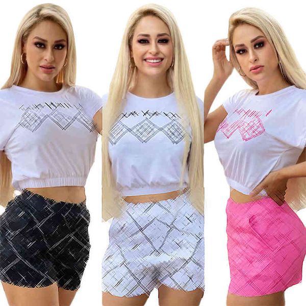 j2657 letter print short t-shirt fashion women's clothing and casual two -piece suit, Gray
j2657 letter print short t-shirt fashion women's clothing and casual two -piece suit, Gray