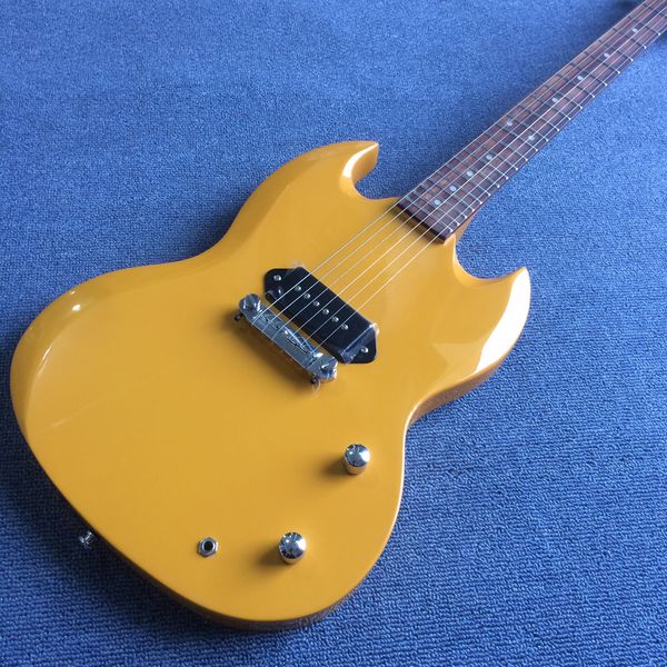 rosewood fingerboard with dots inlays, p90 pickups electric guitar 
rosewood fingerboard with dots inlays, p90 pickups electric guitar