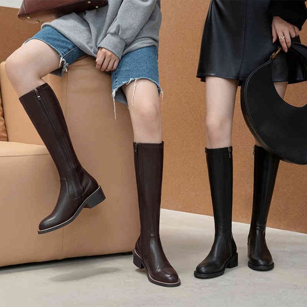 boots autumn and winter simple round toe heel high boots korean side zipper knight comfortable fashion 409t, Black
boots autumn and winter simple round toe heel high boots korean side zipper knight comfortable fashion 409t, Black