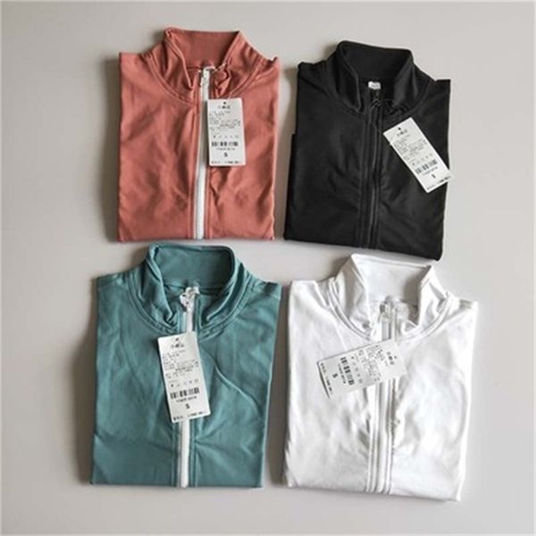 women sports running long sleeved standing collar zipper gymnasium fast drying blouse women s breathing yoga short style coat 220518, Gray
women sports running long sleeved standing collar zipper gymnasium fast drying blouse women s breathing yoga short style coat 220518, Gray