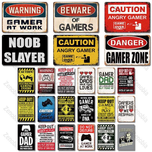 funny gamer metal sign gamer at work sign retro signs wall decor for house home room metal signs
funny gamer metal sign gamer at work sign retro signs wall decor for house home room metal signs