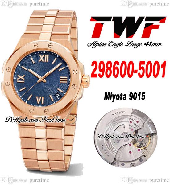 2022 alpine eagle large 298600-5001 miyota 9015 automatic mens watch 41 rose gold blue roman texturd dial stainless steel bracelet super edi, Slivery;brown
2022 alpine eagle large 298600-5001 miyota 9015 automatic mens watch 41 rose gold blue roman texturd dial stainless steel bracelet super edi, Slivery;brown