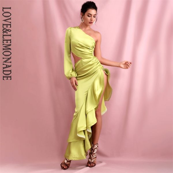 love lemonade green off shoulder side whit split cut out ruffled long sleeve maxi dress lm82202 1 220519, Black;gray
love lemonade green off shoulder side whit split cut out ruffled long sleeve maxi dress lm82202 1 220519, Black;gray