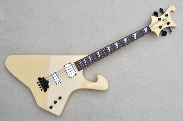 factory custom 4-string milk yellow unusual shape electric bass guitar with rosewood fingerboard chrome hardwares 20 frets offer customized
factory custom 4-string milk yellow unusual shape electric bass guitar with rosewood fingerboard chrome hardwares 20 frets offer customized
