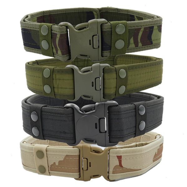 fashion army style combat belts quick release tactical belt men waistband outdoor hunting camouflage waist strap, Black;brown
fashion army style combat belts quick release tactical belt men waistband outdoor hunting camouflage waist strap, Black;brown
