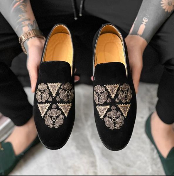 new fashion men party and wedding handmade loafers italian men's dress shoes comfortable breathable men shoes, Black
new fashion men party and wedding handmade loafers italian men's dress shoes comfortable breathable men shoes, Black