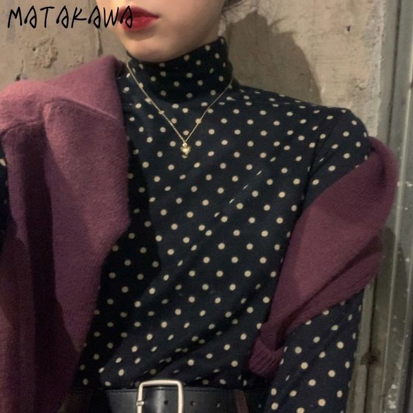 harajuku polkadot halfhigh collar tshirt slim japanese bottoming tshirt long sleeve autumn for women 210506, White
harajuku polkadot halfhigh collar tshirt slim japanese bottoming tshirt long sleeve autumn for women 210506, White