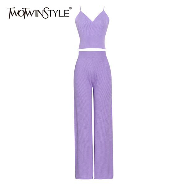 knitted slim two piece set for women v neck sleeveless vest high waist pants sets female fashion clothes 210423, White
knitted slim two piece set for women v neck sleeveless vest high waist pants sets female fashion clothes 210423, White