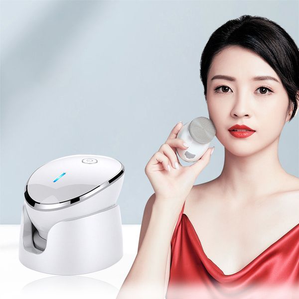 45 warm temperature face anti wrinkle massage device high frequency exfoliating silicone brush portable facial pore deep cleansing massaging
45 warm temperature face anti wrinkle massage device high frequency exfoliating silicone brush portable facial pore deep cleansing massaging
