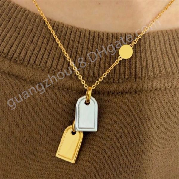 classic fashion brand gold silver 2colors tags pendants clavicle chain pendant necklace bracelet with gift box
classic fashion brand gold silver 2colors tags pendants clavicle chain pendant necklace bracelet with gift box