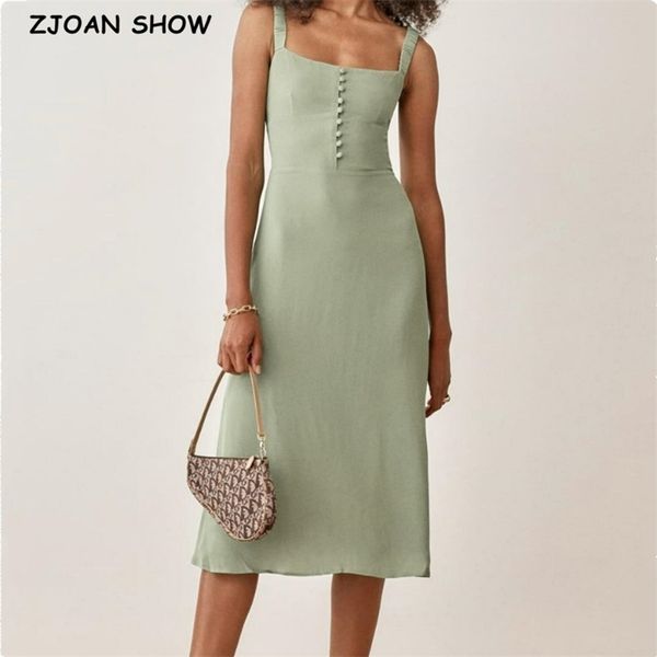 vintage french style mint green elastic strap midi dress retro women sleeveless sling dress holiday tank robe 220511, Black;gray
vintage french style mint green elastic strap midi dress retro women sleeveless sling dress holiday tank robe 220511, Black;gray
