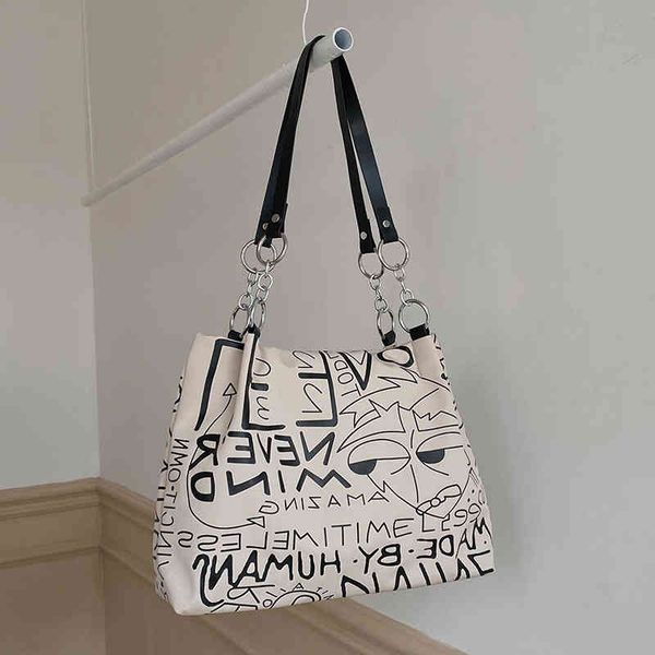 ladies fashion personality trend new brand bag wholesale large capacity female 2022 net red texture advanced sense of style graffiti one sho
ladies fashion personality trend new brand bag wholesale large capacity female 2022 net red texture advanced sense of style graffiti one sho