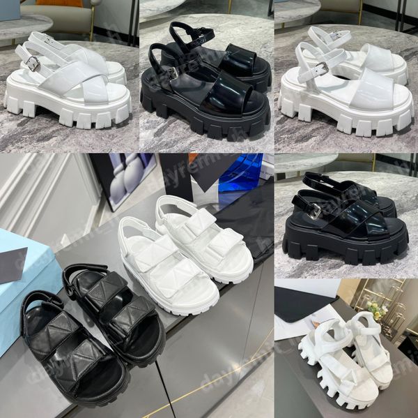sporty sandals designer sandals platform sandal classic women slippers monolith shoes metal buckle rubber bottom party shoe, Black
sporty sandals designer sandals platform sandal classic women slippers monolith shoes metal buckle rubber bottom party shoe, Black