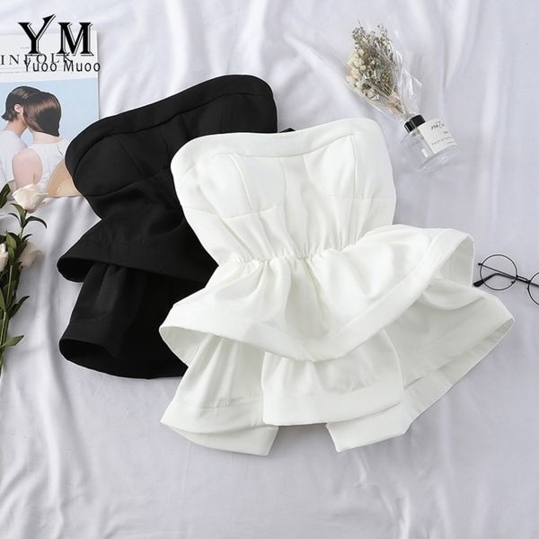 yuoomuoo off shoulder ruffle women comfy summer shirt elegant high waist wrap blouse ladies y200622, White
yuoomuoo off shoulder ruffle women comfy summer shirt elegant high waist wrap blouse ladies y200622, White