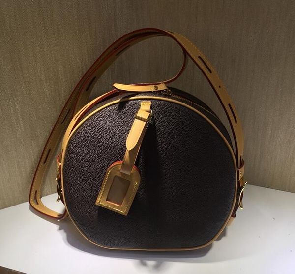 classic color round cake shape real leather bag hand bill of lading shoulder diagonal
classic color round cake shape real leather bag hand bill of lading shoulder diagonal