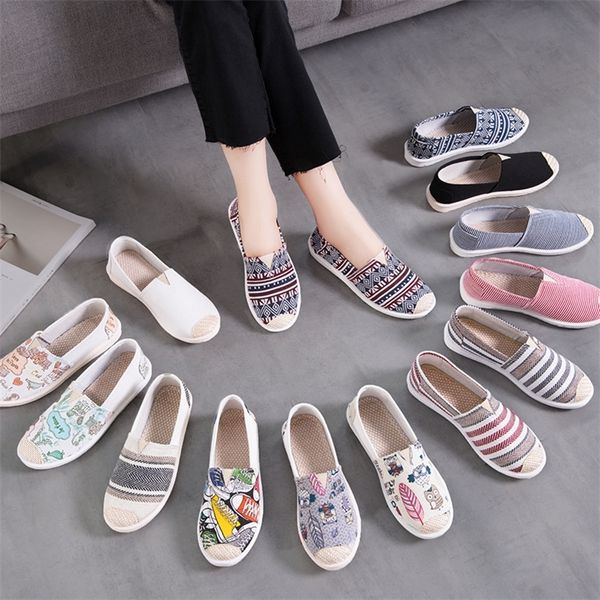 print women sneakers slip on light mesh summer breathable womens single shoes flat lazy fisherman 220722, Black;brown
print women sneakers slip on light mesh summer breathable womens single shoes flat lazy fisherman 220722, Black;brown