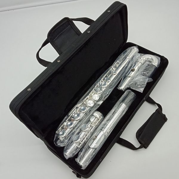 professional flute 211 silver plated flute instrument intermediate student curved headjoint flutes c leg 16 holes closed e key
professional flute 211 silver plated flute instrument intermediate student curved headjoint flutes c leg 16 holes closed e key