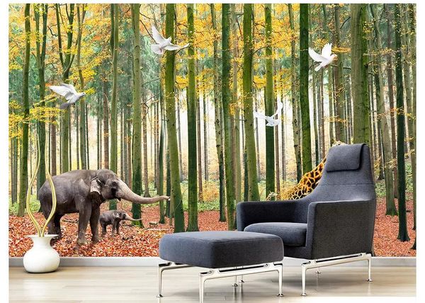 large custom mural wallpaper nordic minimalist tree foggy forest elk living room sofe tv background wall painting indoor decor
large custom mural wallpaper nordic minimalist tree foggy forest elk living room sofe tv background wall painting indoor decor