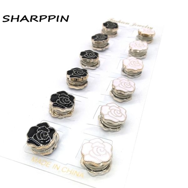 enamel rose brooches black magnet hijab buckle flower rose 12pcs woman wedding muslim brooches safety scarf hijab pins 201009, Gray
enamel rose brooches black magnet hijab buckle flower rose 12pcs woman wedding muslim brooches safety scarf hijab pins 201009, Gray