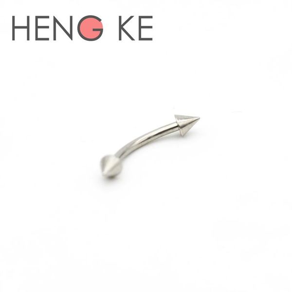 spike eyebrow ring 316l surgical steel bars curved 1.2mm barbell body piercing jewelry 16 gauge belly bar282m, Silver
spike eyebrow ring 316l surgical steel bars curved 1.2mm barbell body piercing jewelry 16 gauge belly bar282m, Silver