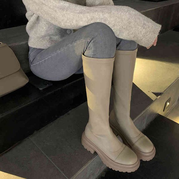 boots round head thick heel high tube knight boots autumn winter simple korean elastic thin back zipper s9io, Black
boots round head thick heel high tube knight boots autumn winter simple korean elastic thin back zipper s9io, Black