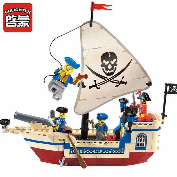 enlighten 188pcs pirates of caribbean bricks bounty pirate ship compatible legoingly city building blocks sets toys for children2684
enlighten 188pcs pirates of caribbean bricks bounty pirate ship compatible legoingly city building blocks sets toys for children2684