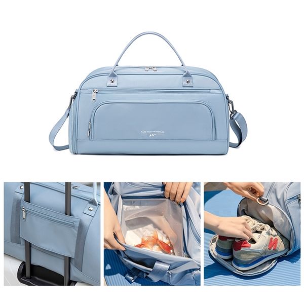 sport bag style fashionable large capacity dry and wet separation gym for women 220509
sport bag style fashionable large capacity dry and wet separation gym for women 220509