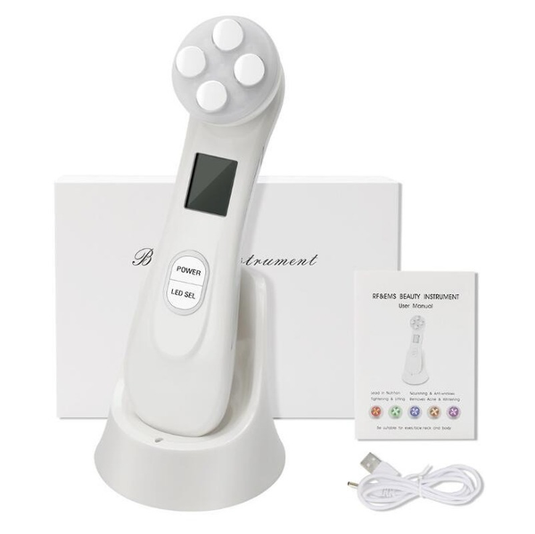 5 in1 rf ems electroporation led pn light therapy beauty device anti aging face lifting tightening eye care facial massager
5 in1 rf ems electroporation led pn light therapy beauty device anti aging face lifting tightening eye care facial massager