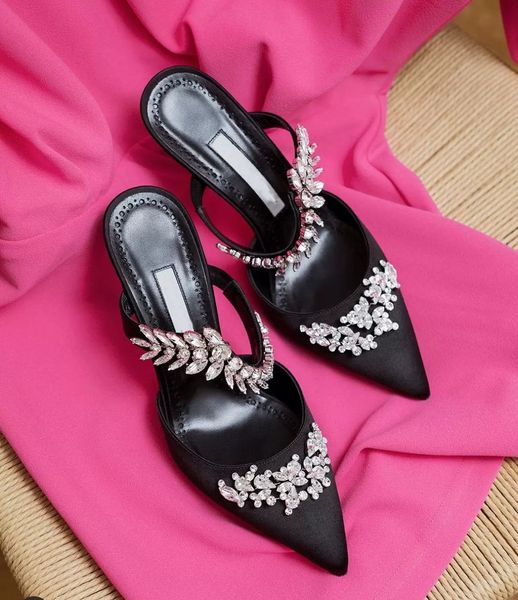 evening events lurum satin leaf crystal-embellished sandals shoes perfect women high heels party wedding dress slip on gladiator sandalias e, Black
evening events lurum satin leaf crystal-embellished sandals shoes perfect women high heels party wedding dress slip on gladiator sandalias e, Black