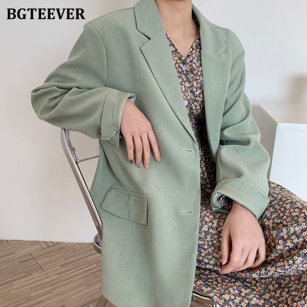 casual loose single-breasted mint green women suit blazer 2021 spring elegant notched collar full sleeve female jackets, White;black
casual loose single-breasted mint green women suit blazer 2021 spring elegant notched collar full sleeve female jackets, White;black