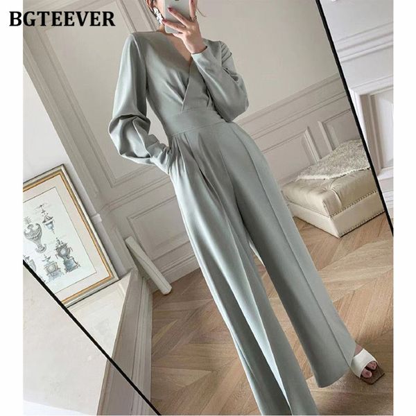 office ladies v-neck full sleeve women jumpsuits elegant slim waist wide leg loose rompers female playsuits 2021 spring, White
office ladies v-neck full sleeve women jumpsuits elegant slim waist wide leg loose rompers female playsuits 2021 spring, White