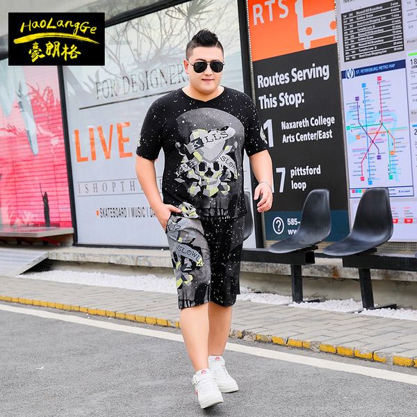 men's casual shirts designer sportswear casual suit men's summer thin plus fat short sleeve t-shirt two-piece set of pants 3lzj, White;black
men's casual shirts designer sportswear casual suit men's summer thin plus fat short sleeve t-shirt two-piece set of pants 3lzj, White;black