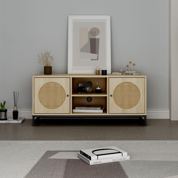 living room furniture allen 2 door tv stand rattan entertainment center media console table with cabinet door
living room furniture allen 2 door tv stand rattan entertainment center media console table with cabinet door