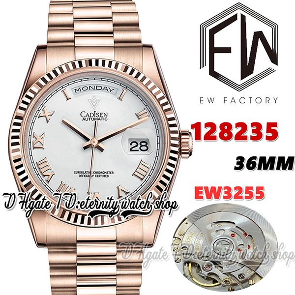 ewf ew128235 ew3255 automatic mens watch fluted bezel white dial roman markers rose gold 904l jubileesteel bracelet with same serial warrant, Slivery;brown
ewf ew128235 ew3255 automatic mens watch fluted bezel white dial roman markers rose gold 904l jubileesteel bracelet with same serial warrant, Slivery;brown