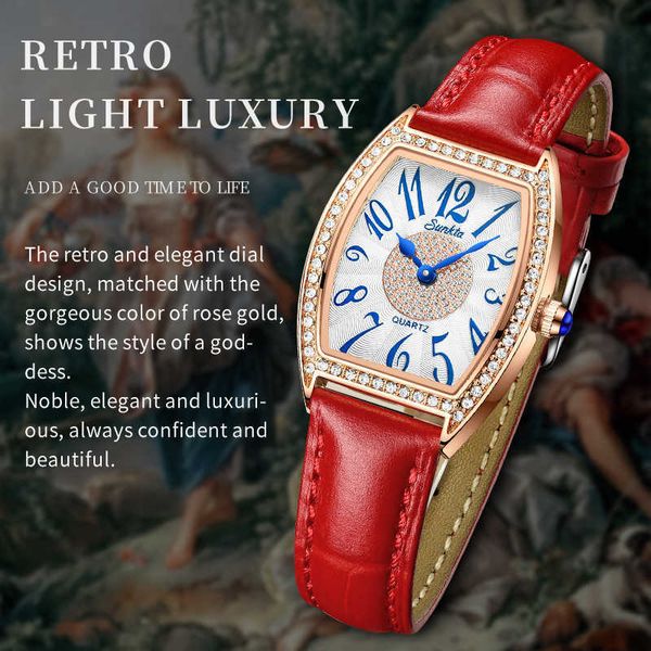 brand fashion women bracelet watch casual leather waterproof wristwatch ladies quartz dress watches 2022, Slivery;brown
brand fashion women bracelet watch casual leather waterproof wristwatch ladies quartz dress watches 2022, Slivery;brown