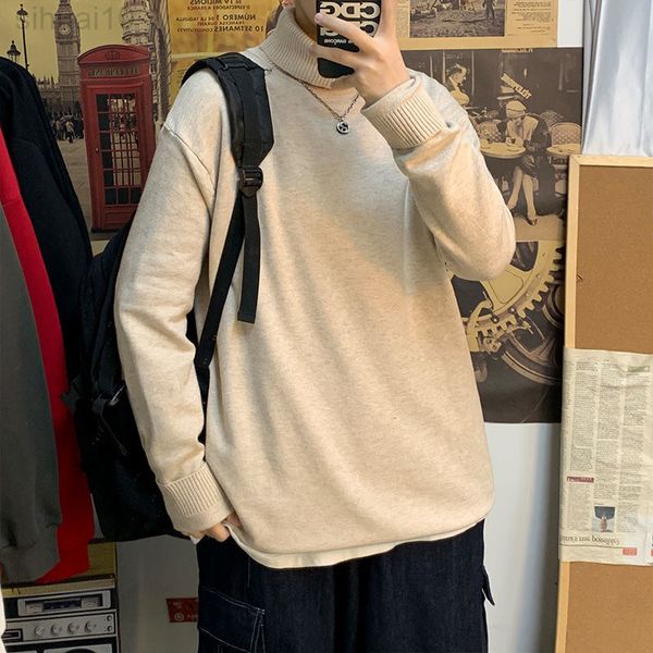 domomstier autumn winter warm men sweaters solid color man casual turtleneck knitted pullovers 2022 male oversized sweaters 5xl l220801, White;black
domomstier autumn winter warm men sweaters solid color man casual turtleneck knitted pullovers 2022 male oversized sweaters 5xl l220801, White;black