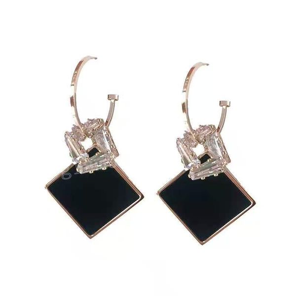 square dangle earings black crystal earring rhinestone geometric statement earrings party jewelry for women gifts, Silver
square dangle earings black crystal earring rhinestone geometric statement earrings party jewelry for women gifts, Silver