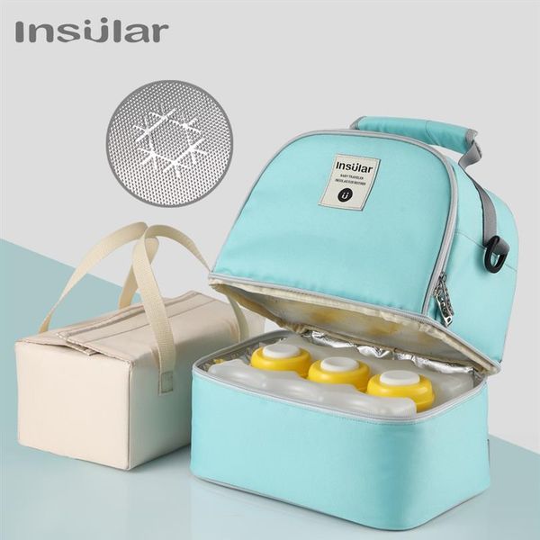 the new multi-functional diaper bag backpack double breast milk cooler bag mommy travel carrying bag milk bottle baby care245m
the new multi-functional diaper bag backpack double breast milk cooler bag mommy travel carrying bag milk bottle baby care245m