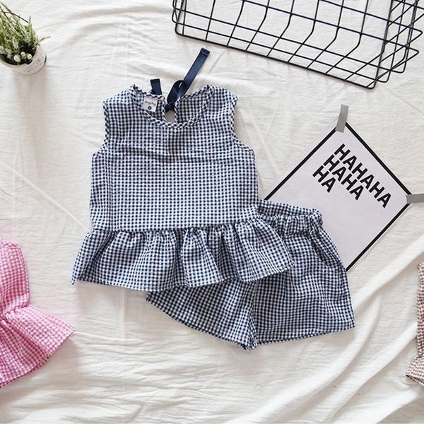 toddler girl clothes set girls summer outfits kids children fashion plaid sleeveless shorts 18m to 11 years, White
toddler girl clothes set girls summer outfits kids children fashion plaid sleeveless shorts 18m to 11 years, White