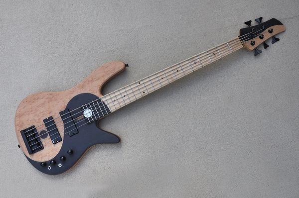factory custom matte finish 5 string electric bass guitar,brid eye maple neck and fretboard,black hardwares,offer customized
factory custom matte finish 5 string electric bass guitar,brid eye maple neck and fretboard,black hardwares,offer customized