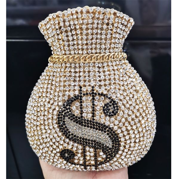 wholesale dollar crystal clutch wedding bridal female pochette boutique banquet evening bags sm80 220624
wholesale dollar crystal clutch wedding bridal female pochette boutique banquet evening bags sm80 220624