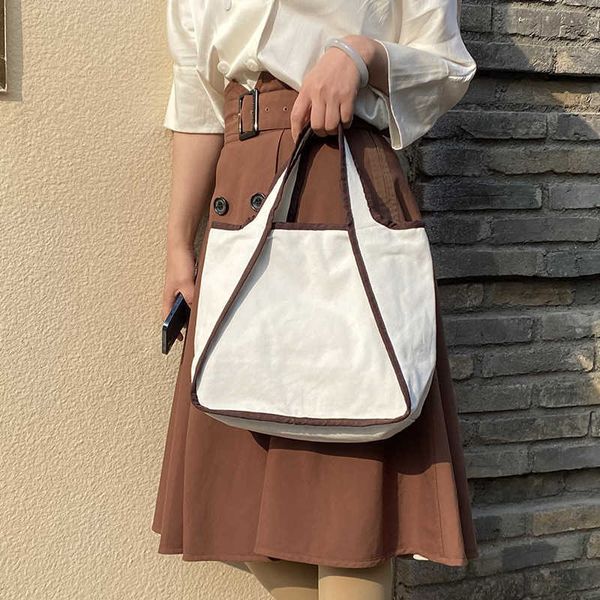 2022 spring and summer japan and south korea trendy large capacity canvas bag ins portable armpit bag one shoulder fashion women's bag
2022 spring and summer japan and south korea trendy large capacity canvas bag ins portable armpit bag one shoulder fashion women's bag