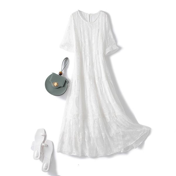 casual dresses vimina summer women's wear heavy industry embroidery mulberry silk medium long temperament slim dress 83zi, Black;gray
casual dresses vimina summer women's wear heavy industry embroidery mulberry silk medium long temperament slim dress 83zi, Black;gray