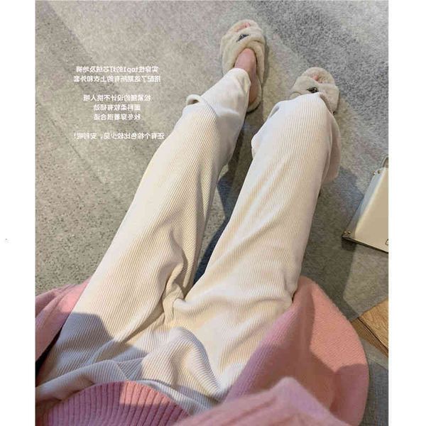 women's pants & capris corduroy and floor pants that are easy to match in this issue, the trend of fashion net red loose straight 5zc9, Black;white
women's pants & capris corduroy and floor pants that are easy to match in this issue, the trend of fashion net red loose straight 5zc9, Black;white