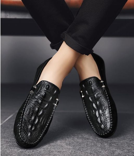 genuine leather men shoes luxury brand loafers 2022 italian designer mens shoes casual slip on moccasins, Black
genuine leather men shoes luxury brand loafers 2022 italian designer mens shoes casual slip on moccasins, Black