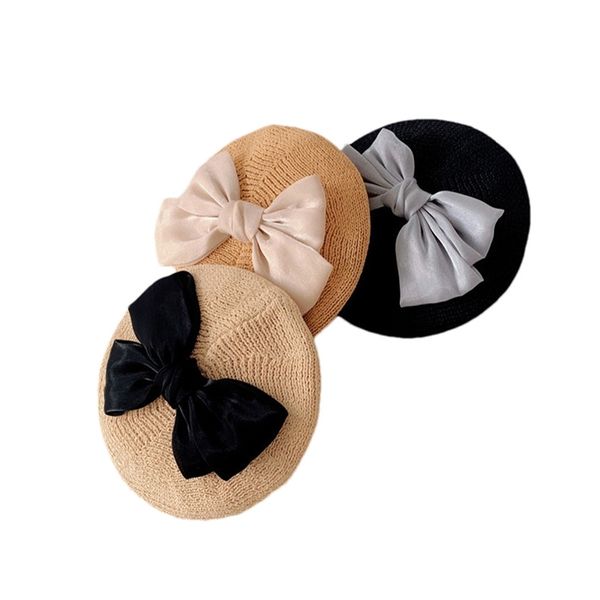 summer straw beret hat for baby girls sweet big bow princess hats travel children cap baby accessories baby accessories 5 colors 220615, Yellow
summer straw beret hat for baby girls sweet big bow princess hats travel children cap baby accessories baby accessories 5 colors 220615, Yellow