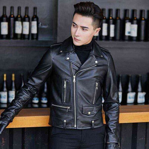 2020 new autumn men pu leather jacket male fashion punk faux leather outwear man motorcycle biker 4xl short coat k150 t220728, Black
2020 new autumn men pu leather jacket male fashion punk faux leather outwear man motorcycle biker 4xl short coat k150 t220728, Black