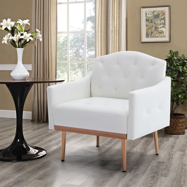 living room furniture accent chair leisure single sofa with rose golden feet white
living room furniture accent chair leisure single sofa with rose golden feet white